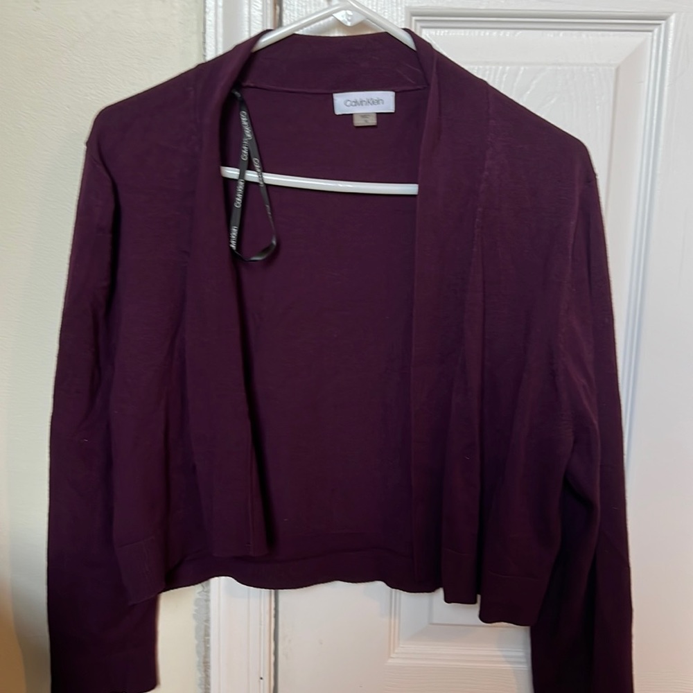 Crop cardigan sweater